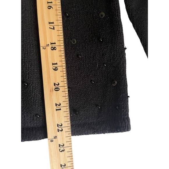 Tiara International Vintage‎ Sequin Red Robin Holiday Embroidered Sweater - Picture 8 of 8